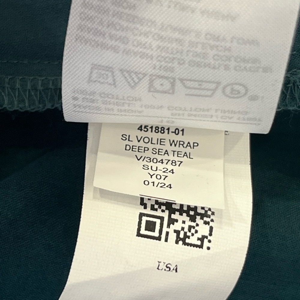 NWT Banana Republic SL Voile Wrap Maxi Dress Deep Sea Teal Size 16 - Picture 13 of 14